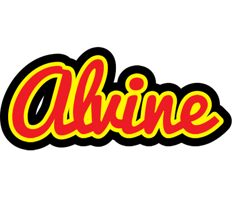 Alvine fireman logo
