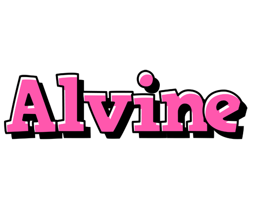 Alvine girlish logo