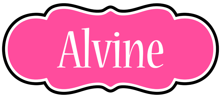 Alvine invitation logo