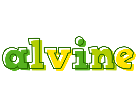 Alvine juice logo