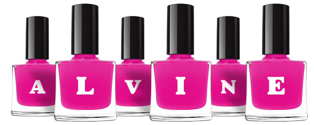 Alvine nails logo