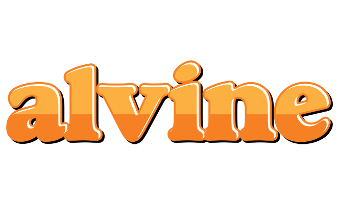 Alvine orange logo