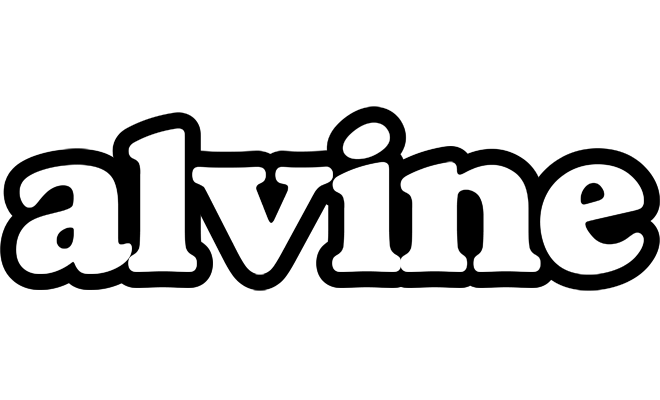 Alvine panda logo