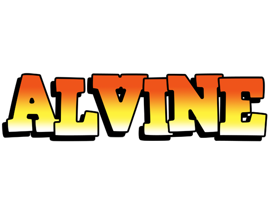 Alvine sunset logo