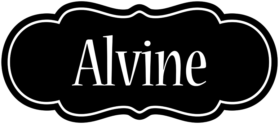 Alvine welcome logo