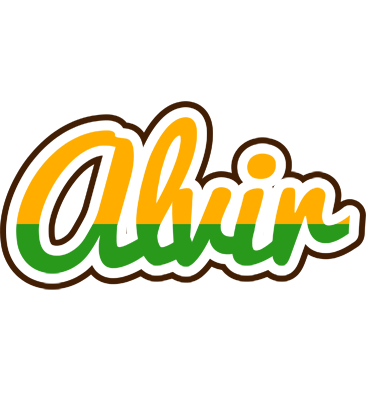 Alvir banana logo