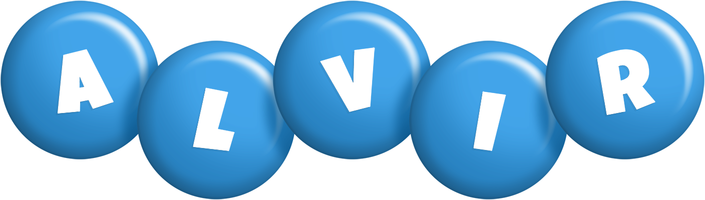 Alvir candy-blue logo