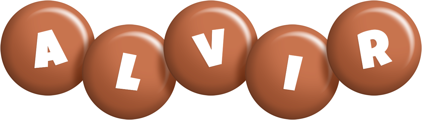 Alvir candy-brown logo