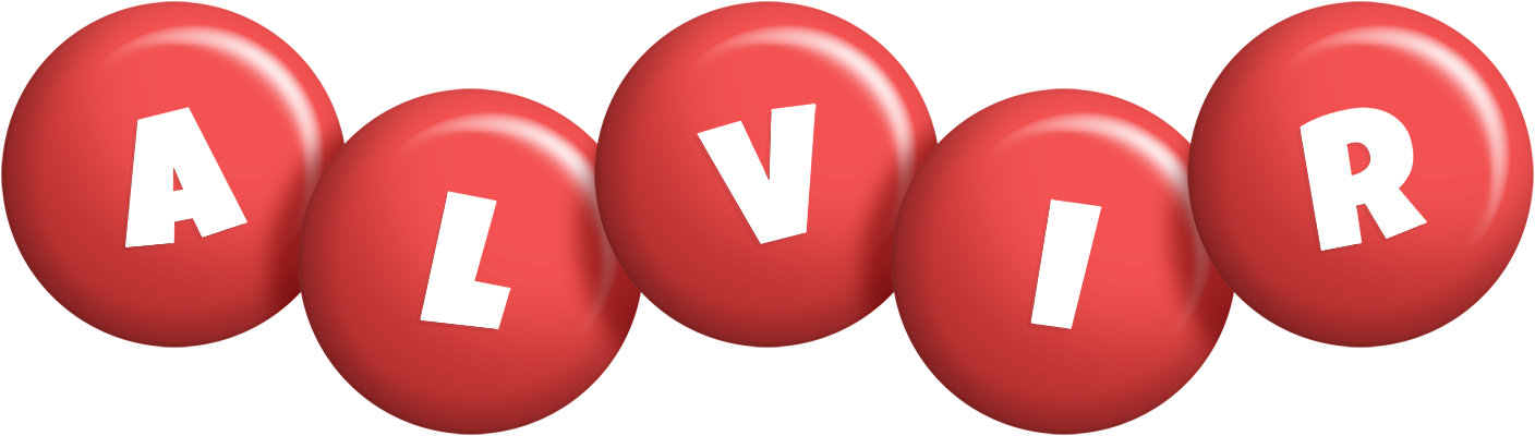 Alvir candy-red logo
