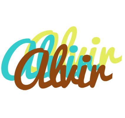 Alvir cupcake logo