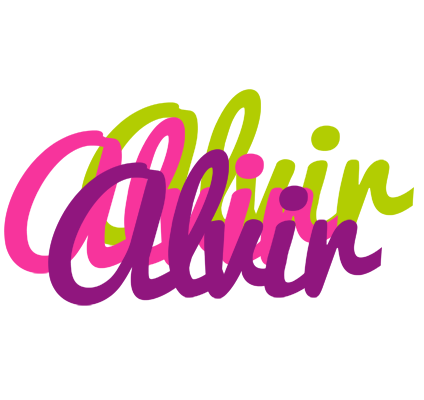 Alvir flowers logo