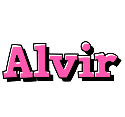 Alvir girlish logo