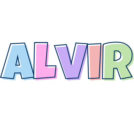 Alvir pastel logo