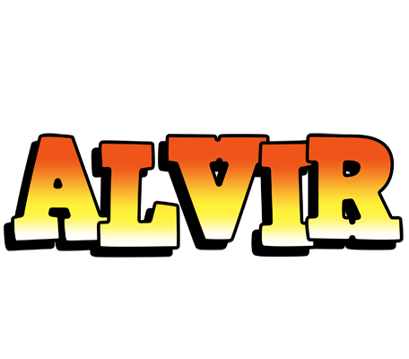 Alvir sunset logo