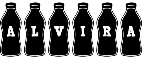 Alvira bottle logo