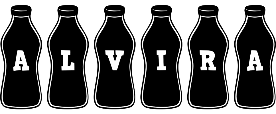Alvira bottle logo
