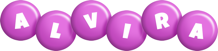 Alvira candy-purple logo