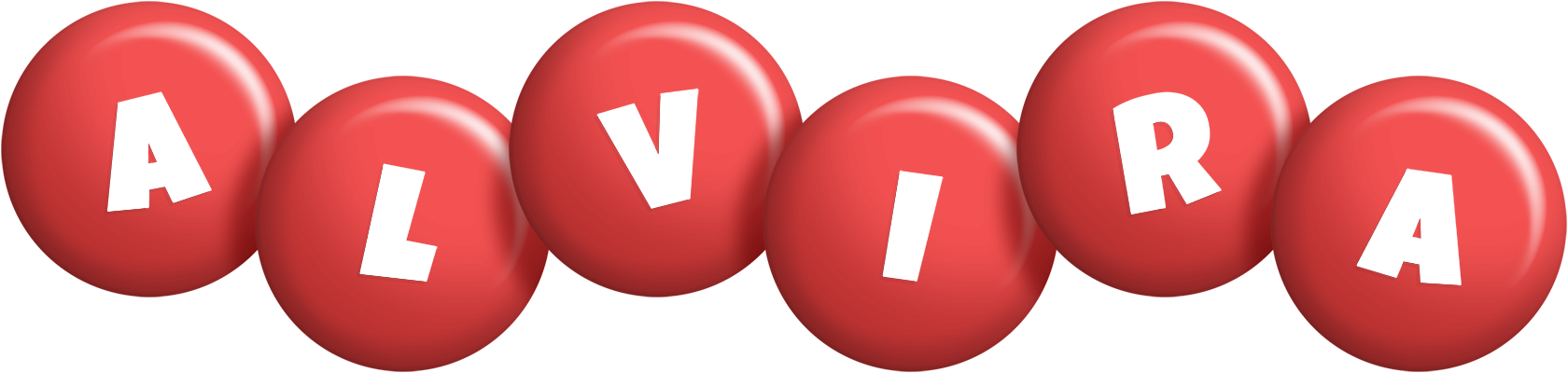 Alvira candy-red logo