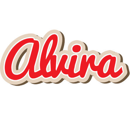 Alvira chocolate logo