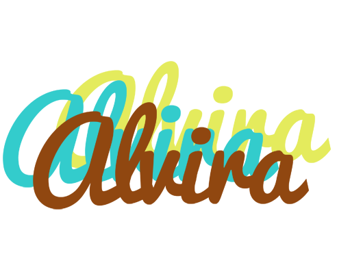 Alvira cupcake logo