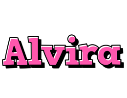 Alvira girlish logo