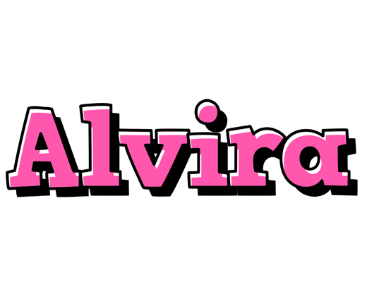 Alvira girlish logo