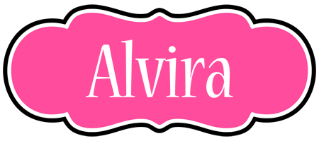 Alvira invitation logo