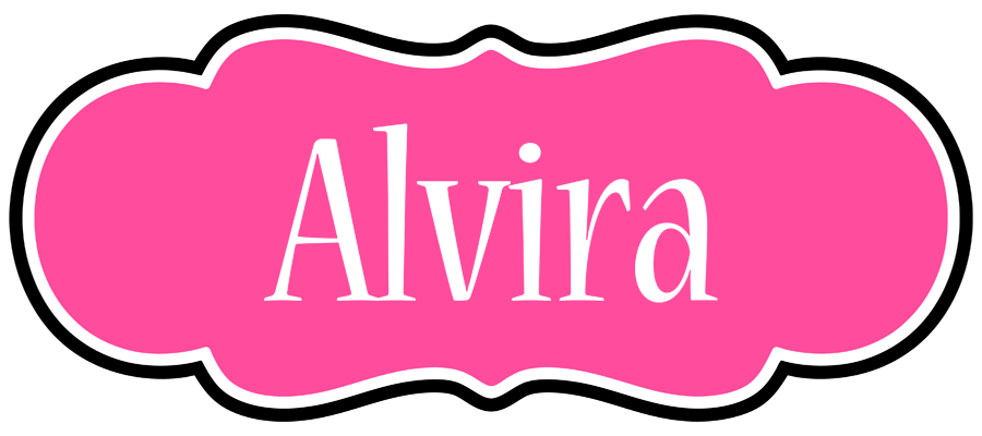 Alvira invitation logo