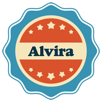 Alvira labels logo