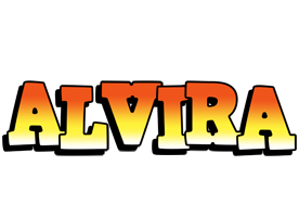 Alvira sunset logo