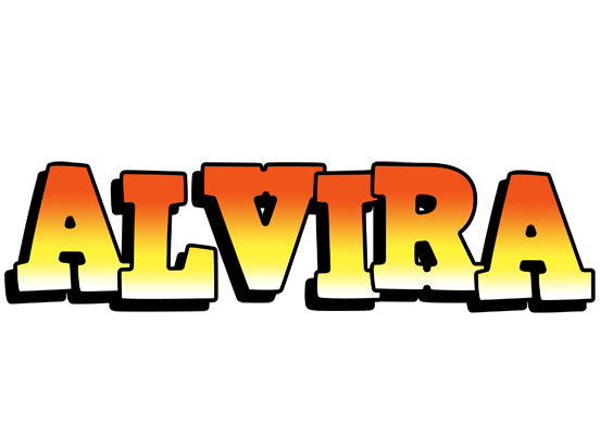 Alvira sunset logo