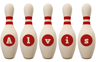 Alvis bowling-pin logo