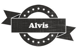 Alvis grunge logo