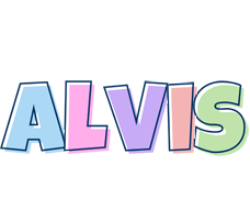 Alvis pastel logo