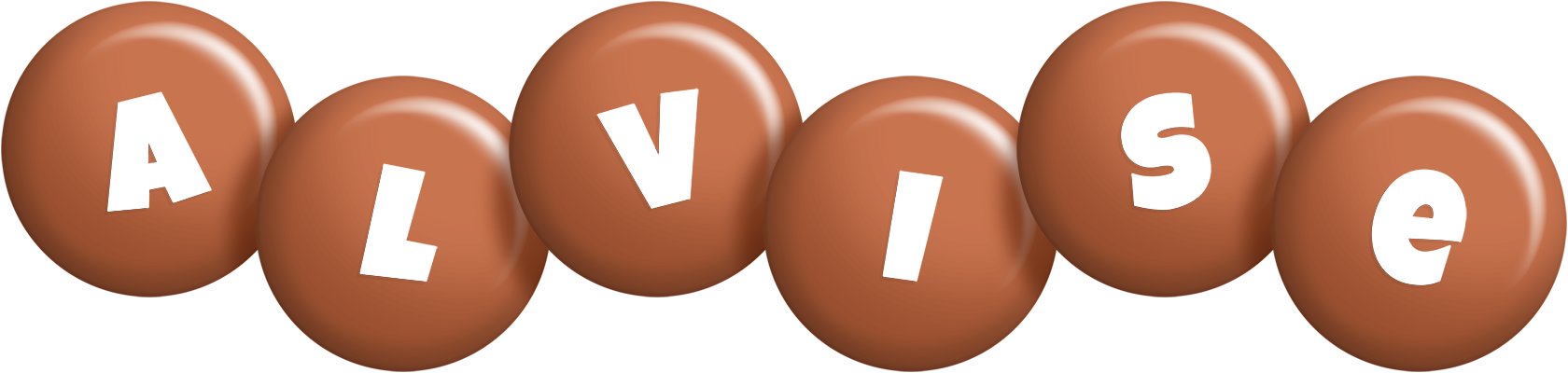 Alvise candy-brown logo