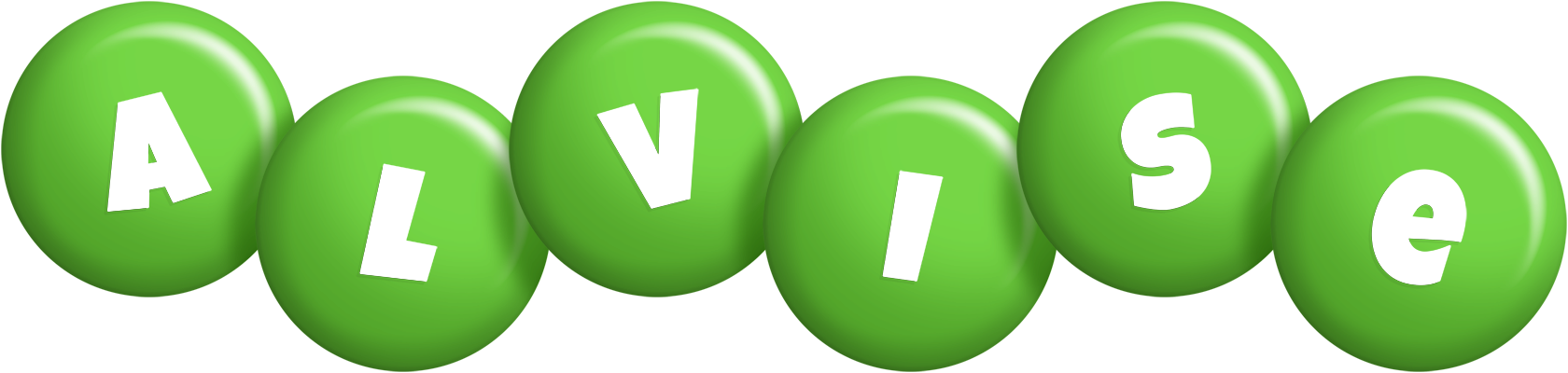 Alvise candy-green logo