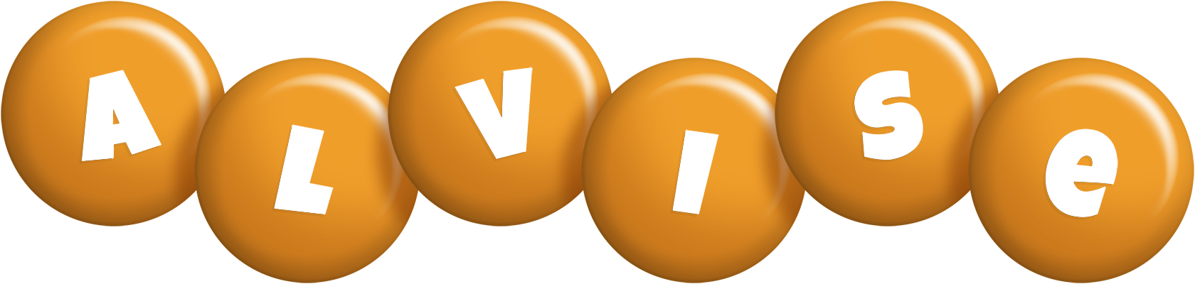 Alvise candy-orange logo