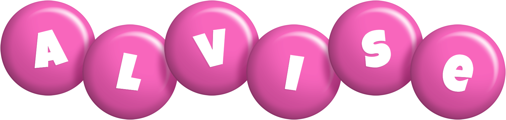 Alvise candy-pink logo