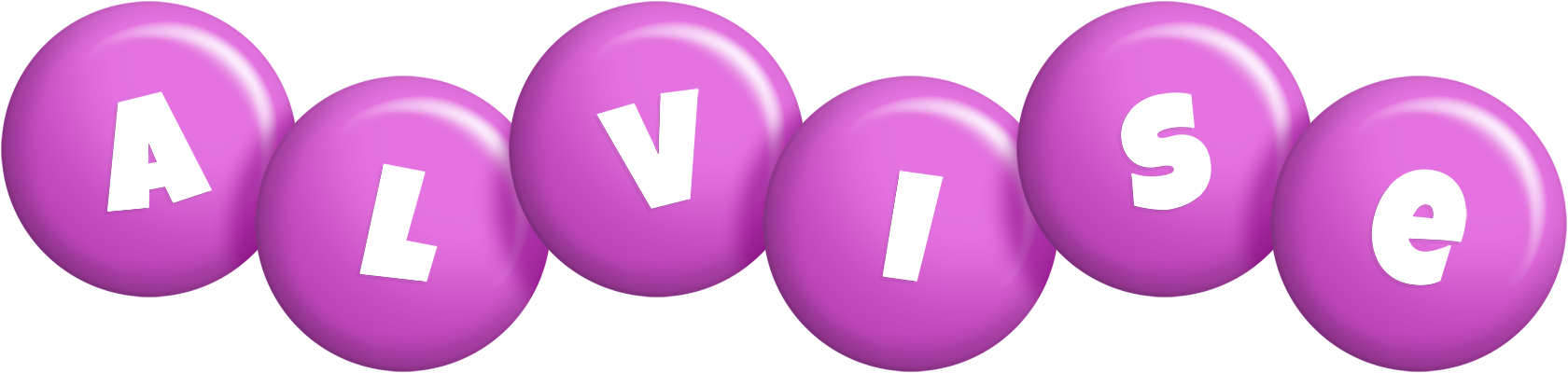 Alvise candy-purple logo
