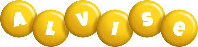 Alvise candy-yellow logo