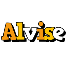 Alvise cartoon logo