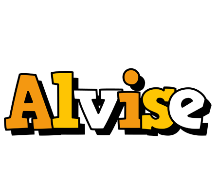Alvise cartoon logo