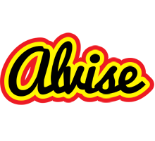 Alvise flaming logo