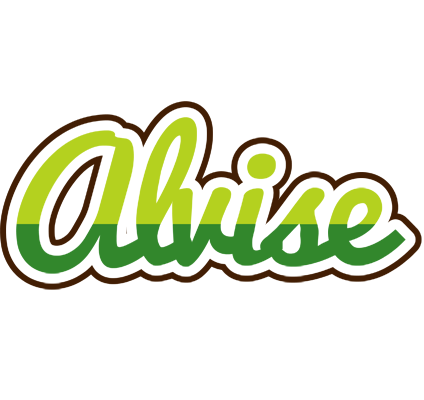 Alvise golfing logo