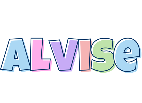 Alvise pastel logo