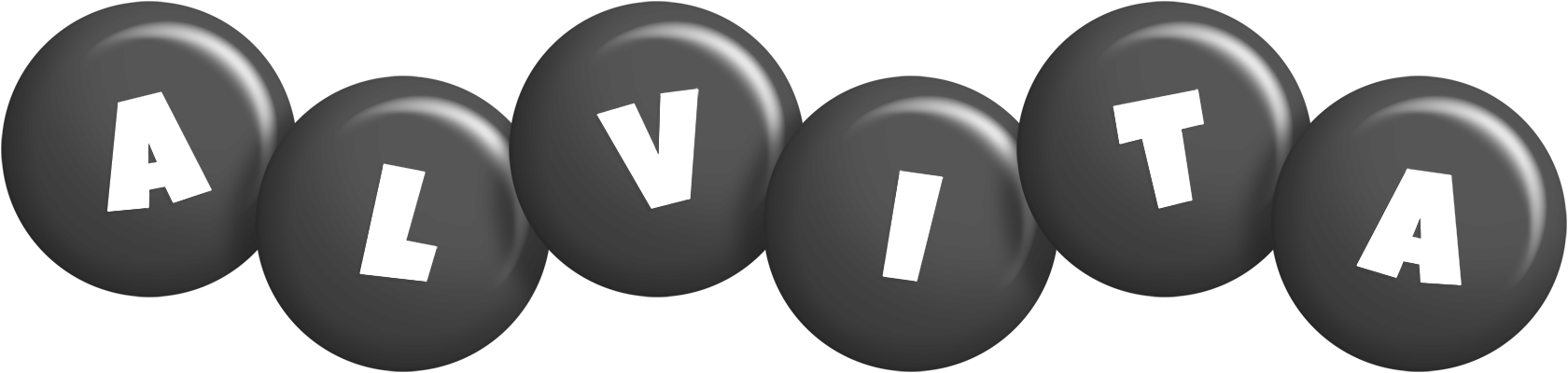 Alvita candy-black logo