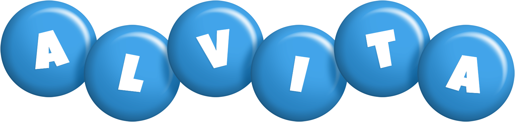 Alvita candy-blue logo