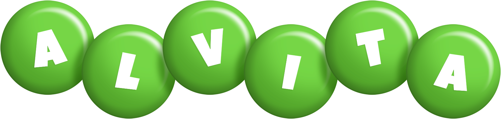 Alvita candy-green logo