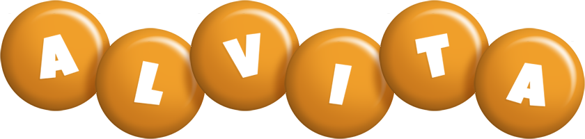 Alvita candy-orange logo