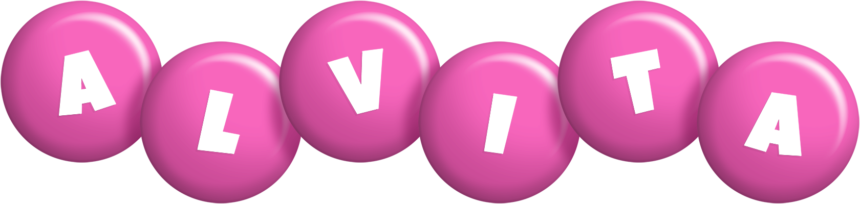 Alvita candy-pink logo